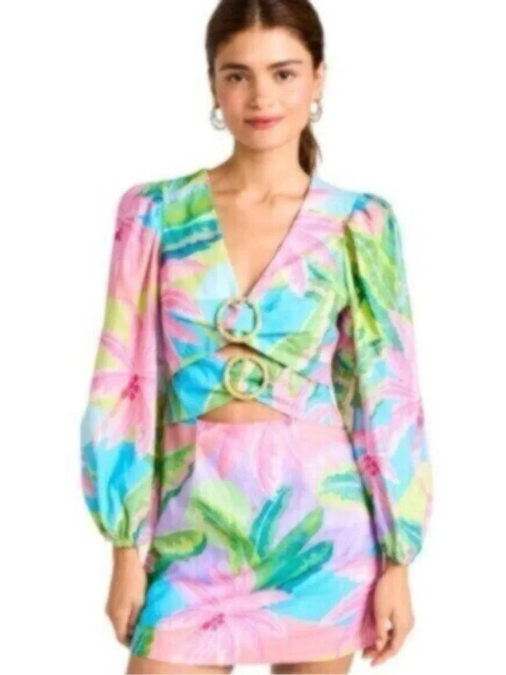 NWT Farm Rio Beach Vibe Mini Dress - Picture 12 of 12